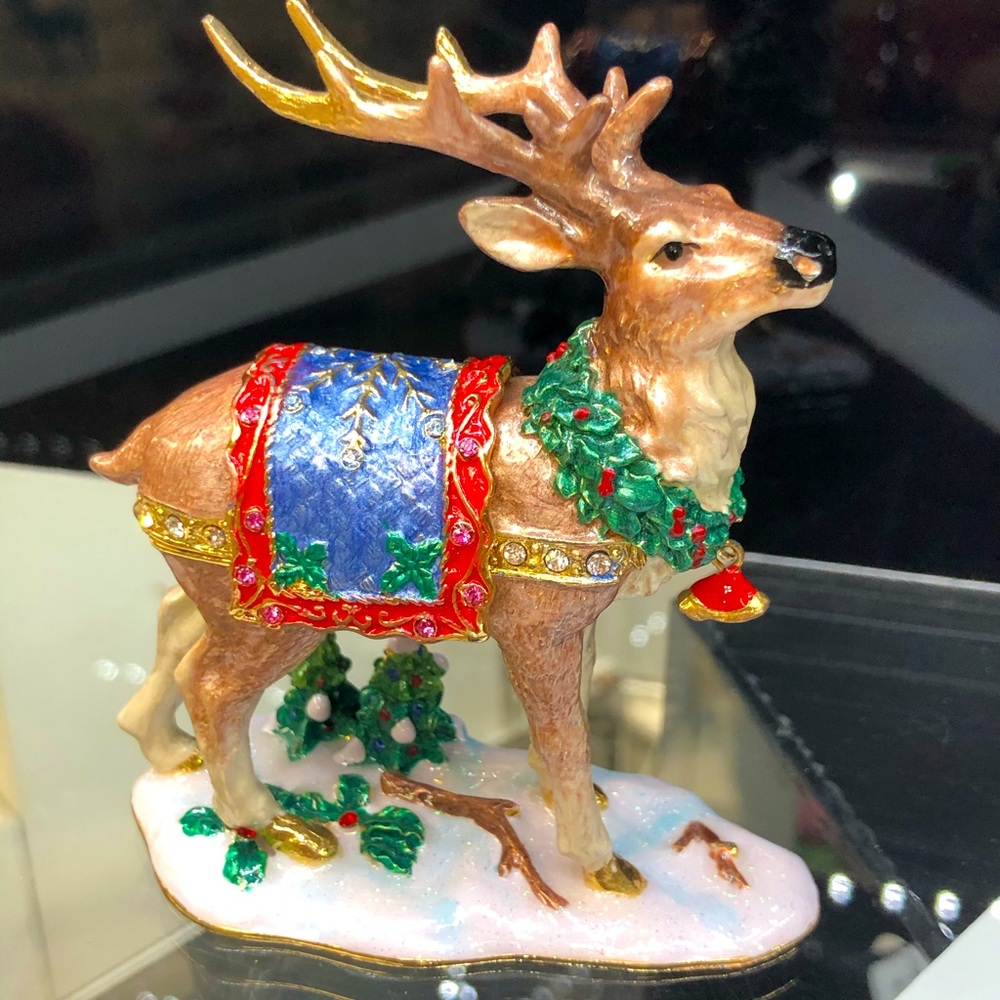 Reindeer Trinket Box